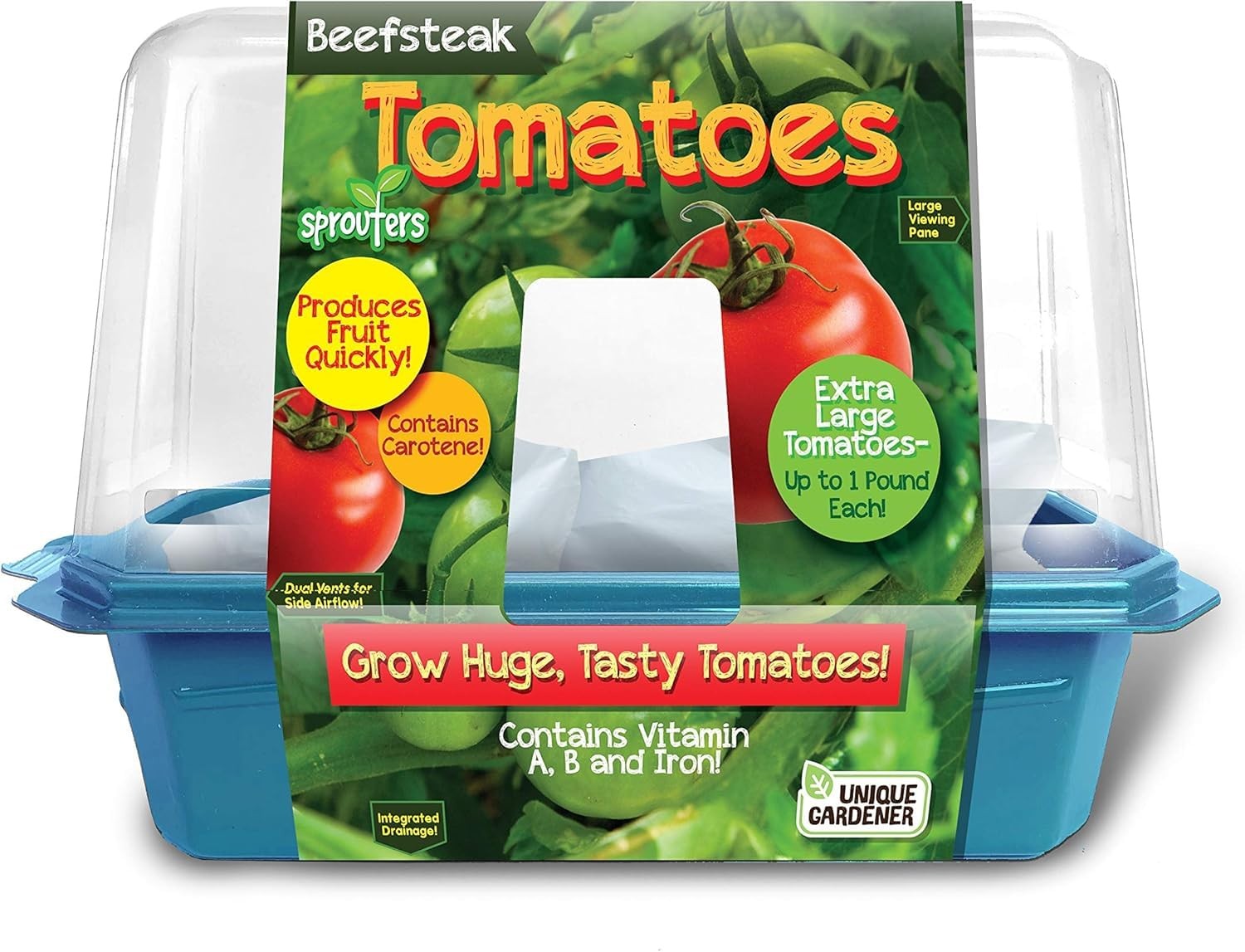 Tomato Plant Garden Kit, Complete Starter Set to Grow Live Plants, Indoor and…