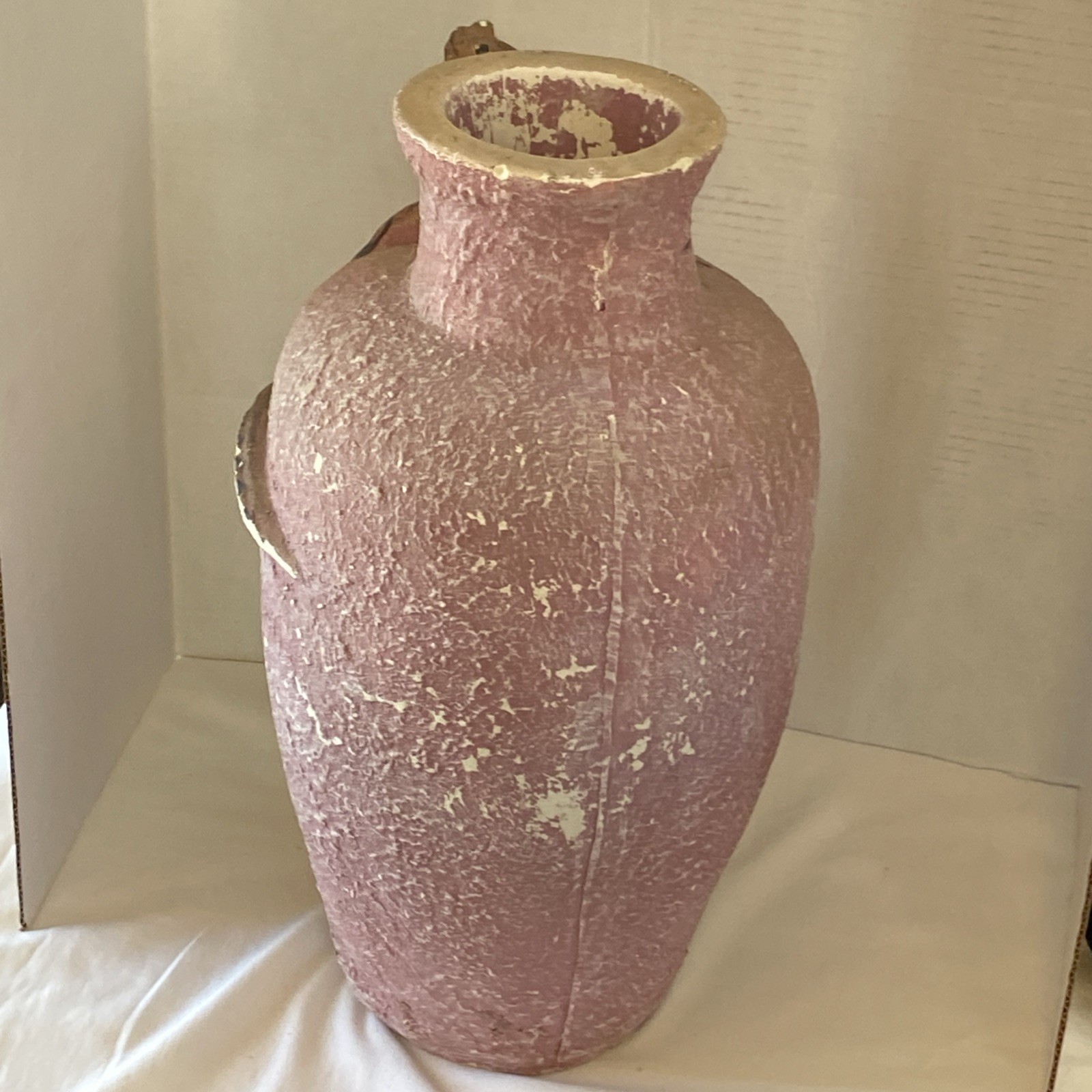Vintage large Pottery Iguana Pot Garden Decor Handmade 22” Tall