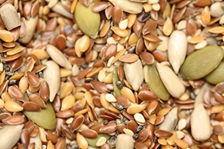 Organic Super 6 Seeds Mix, 2.2 lb, Non-GMO, Vegan, Gluten-Free