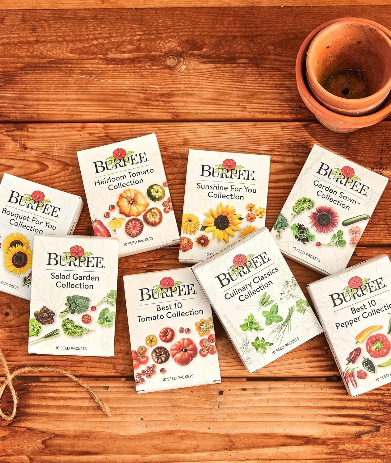 Culinary Classics Herb Collection 10 Pack Non-GMO Seeds Indoor Outdoor Kitche…
