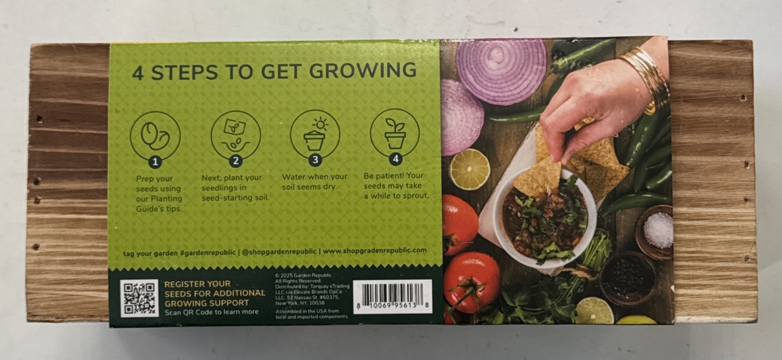 Garden Republic, Salsa Starter Grow Kit