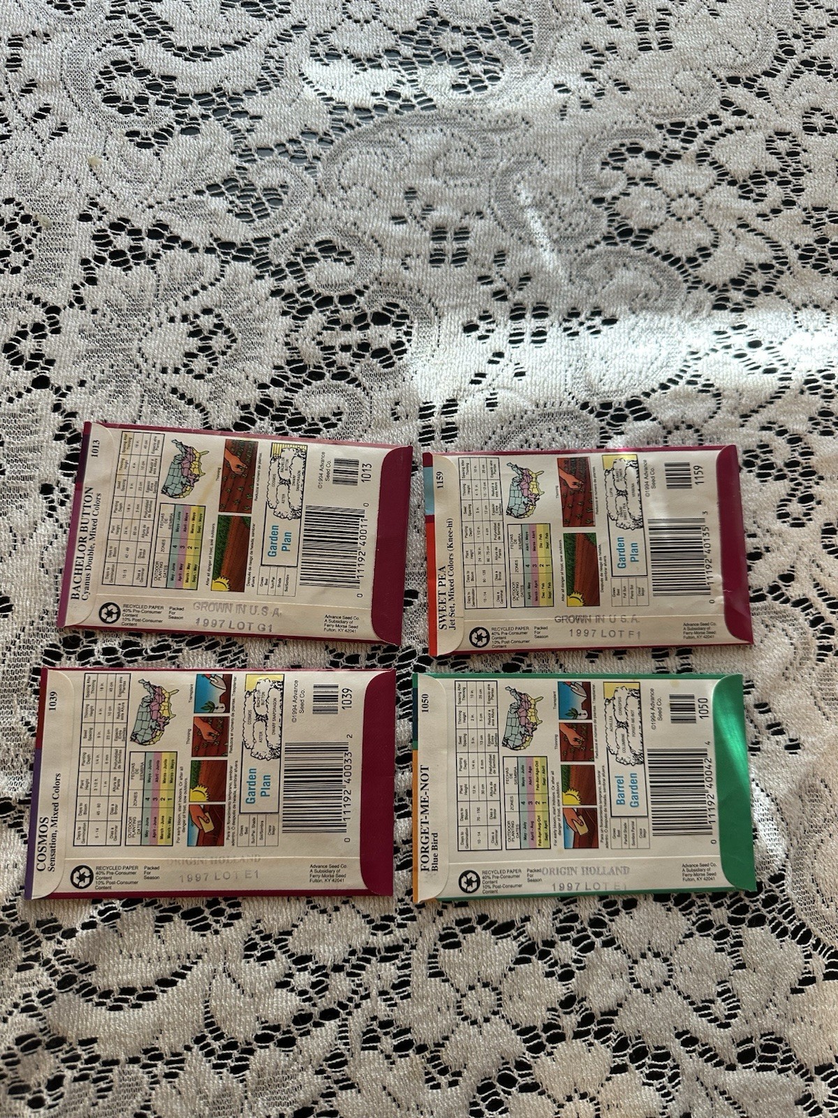 Vintage Lot 1997 Ferry-Morse Flower Seeds Unopened Packs