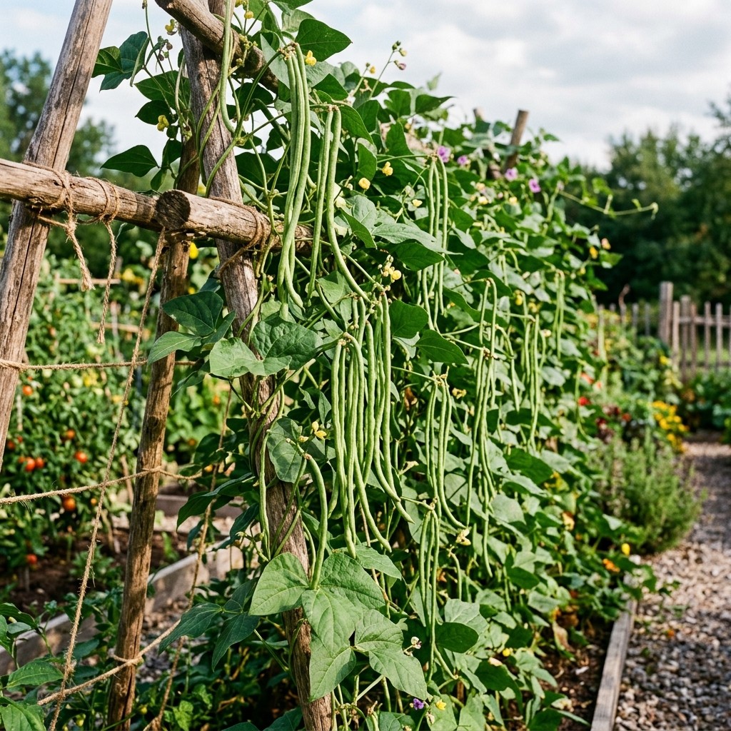 50 PCS Yardlong Bean Seeds | Asian Long Bean Seeds for Home Garden Growing