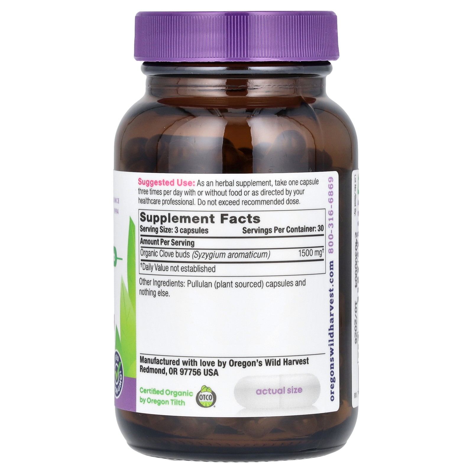 Cloves, 90 Vegan Capsules