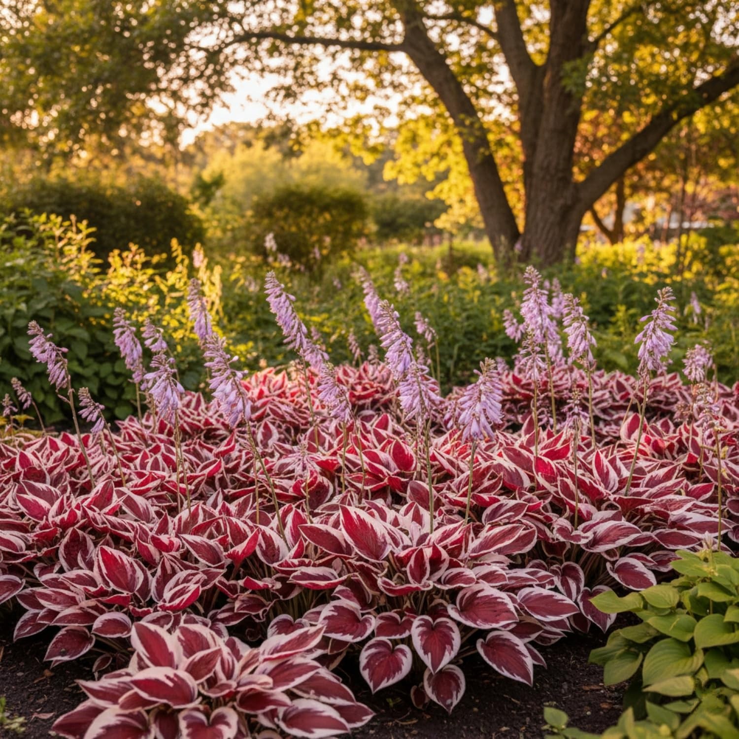 100+ Hosta Seeds for Planting Outdoors, Rare Perennial Flower White and Red