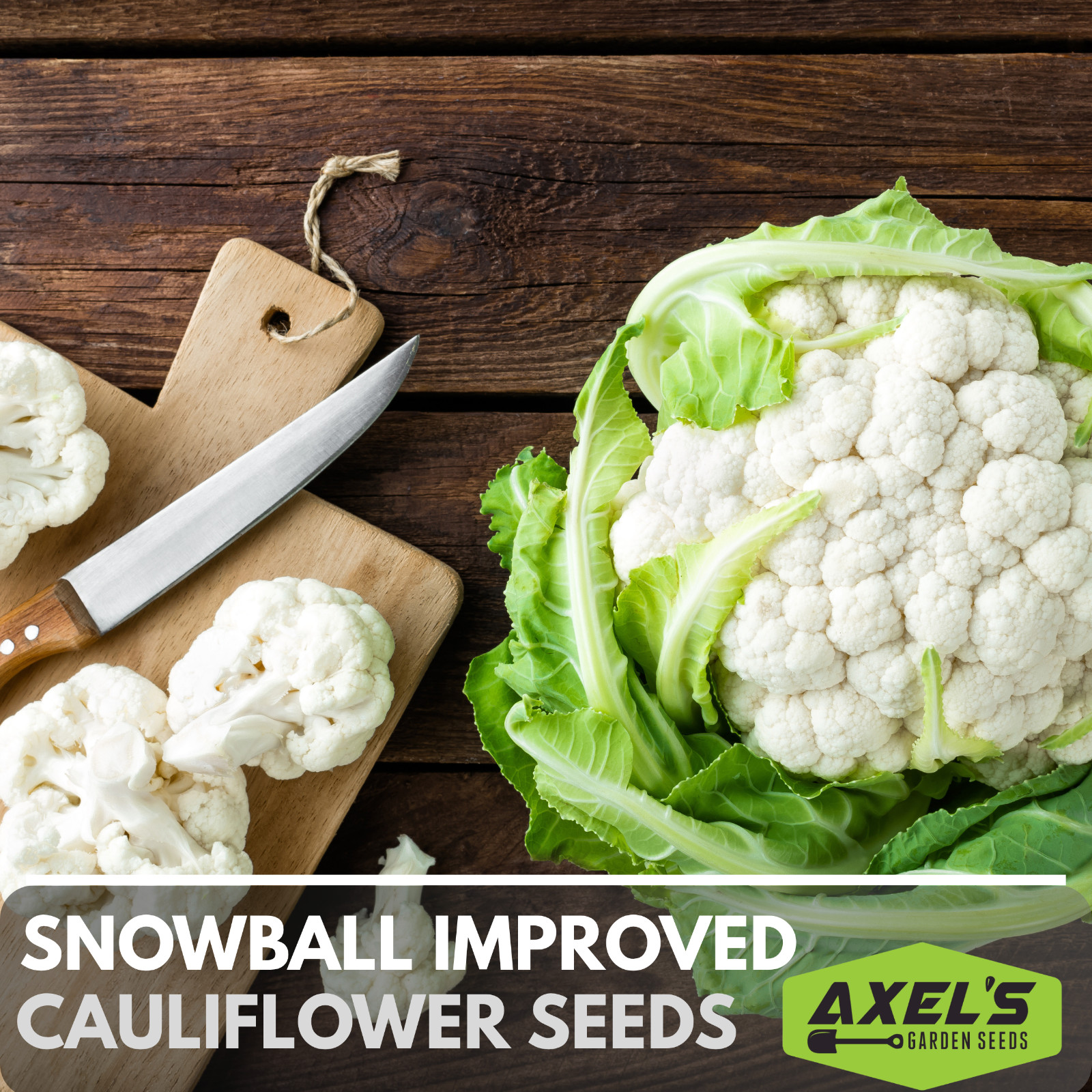 Snowball Improved Cauliflower Seeds | Non-GMO | Heirloom | Fresh Garden Seeds