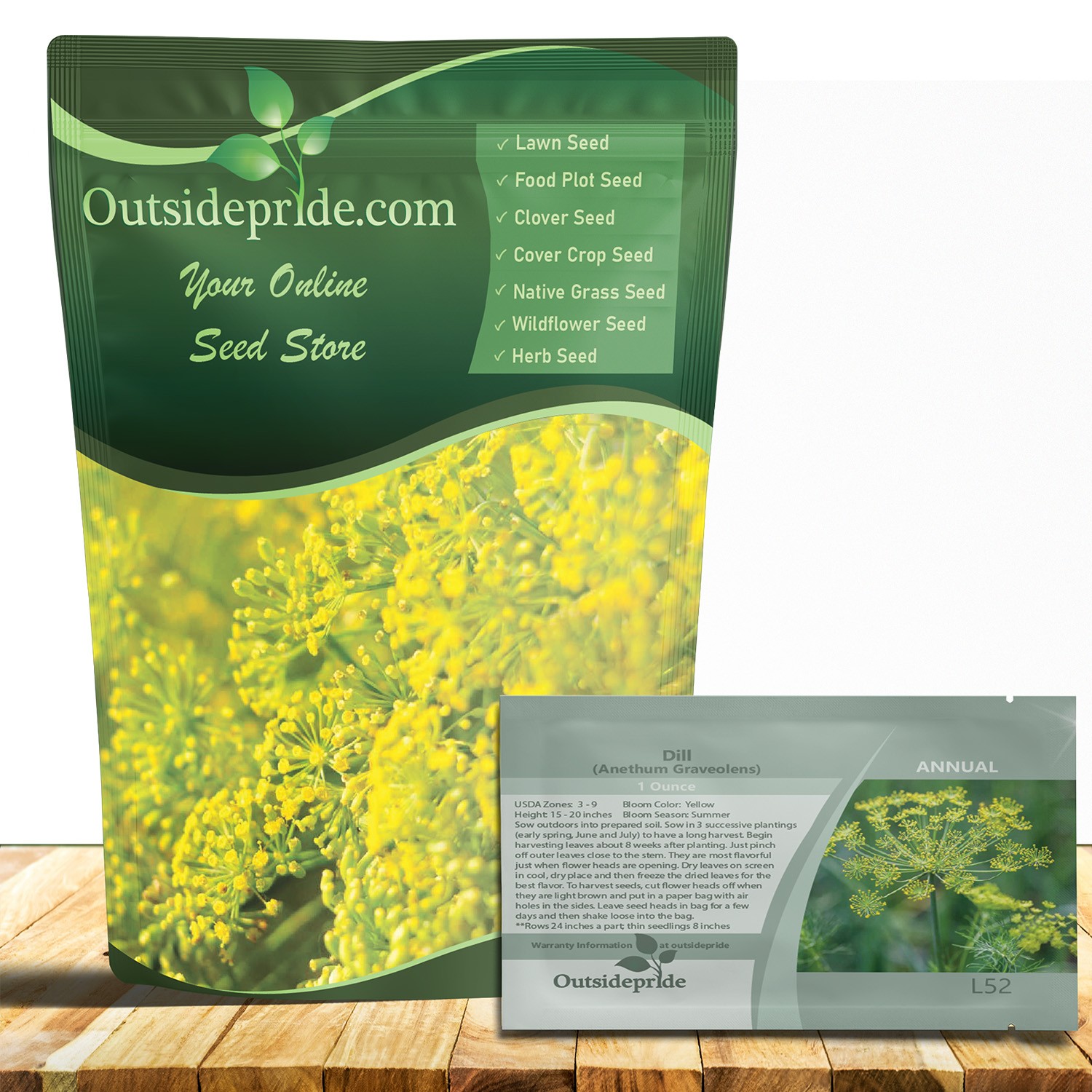 1 OZ Dill Microgreen Herb Seeds For Nutritious Sprouts & Greens