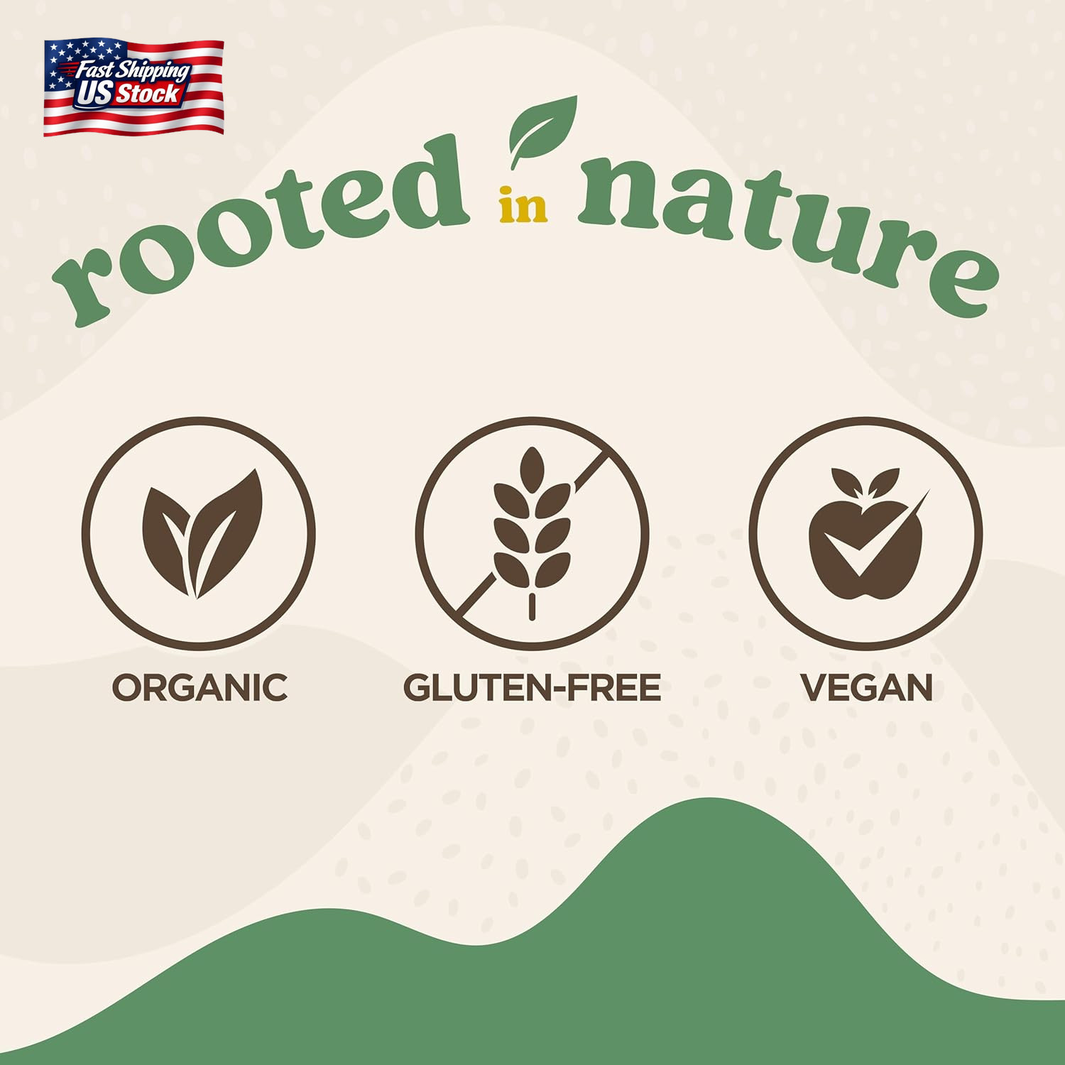 Elan Organic Chia Seeds, 8.8 Oz, Natural Raw Black Chia Seeds, Plant-Based, Non-