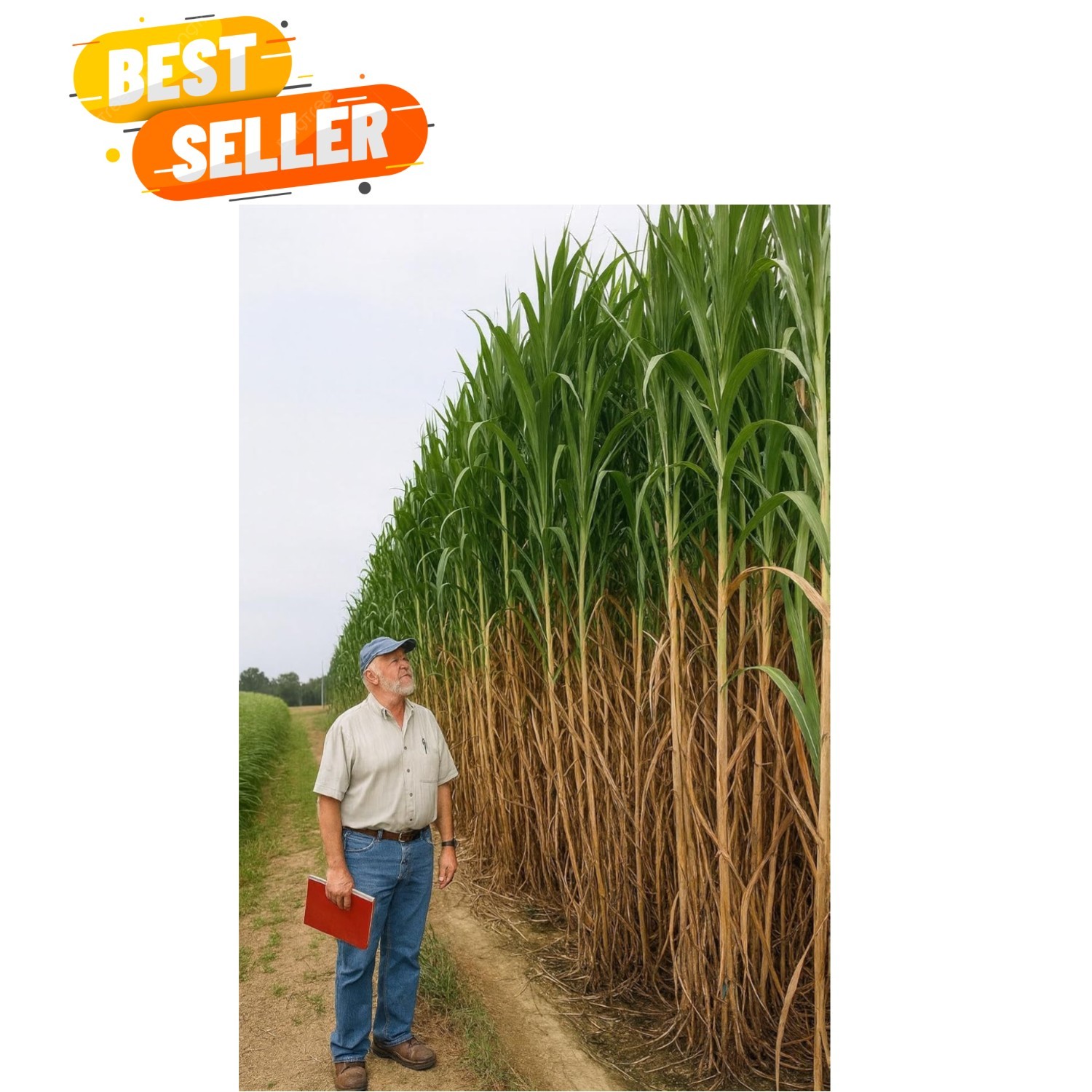 Heat Tolerant Elephant Grass Seeds – 100 Pack for Privacy Screens & Landscaping