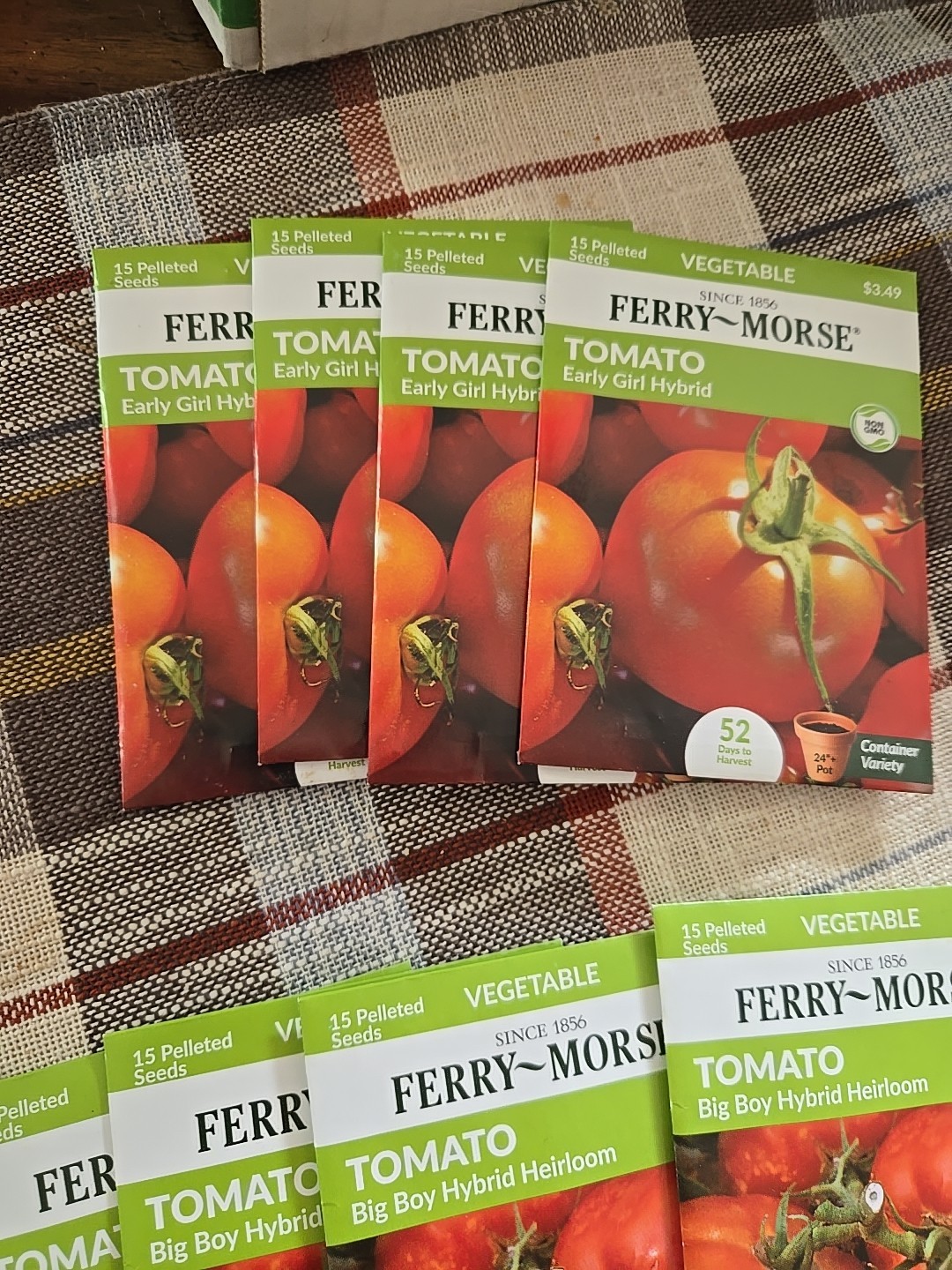 Ferry-Morse 2025 Seed 13 Packs Of Few Strains Of Seeds Organic 150 Mg