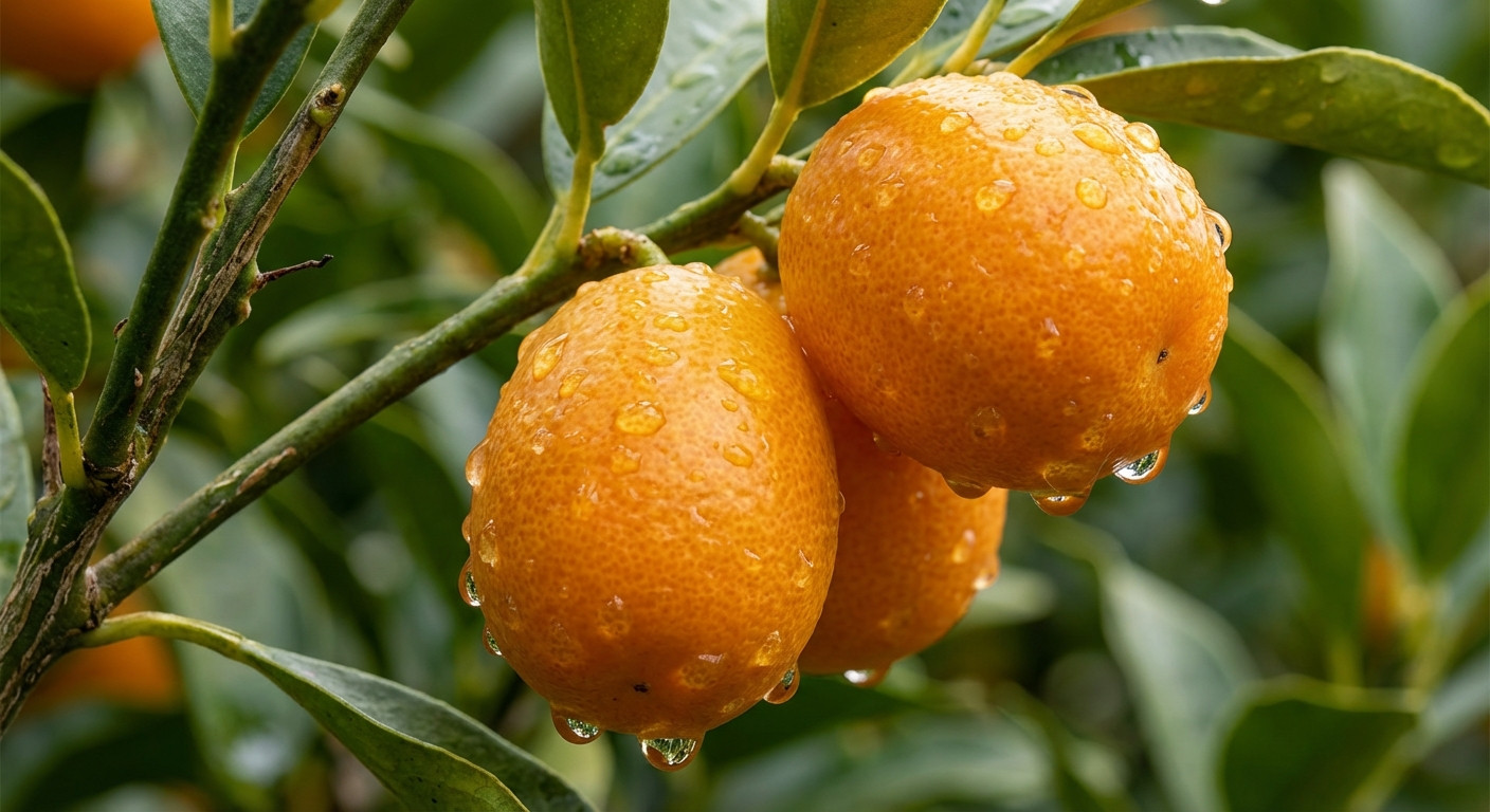 1 (One) Live Plant of “MEIWA KUMQUAT” grafting, 20-28″ Tall