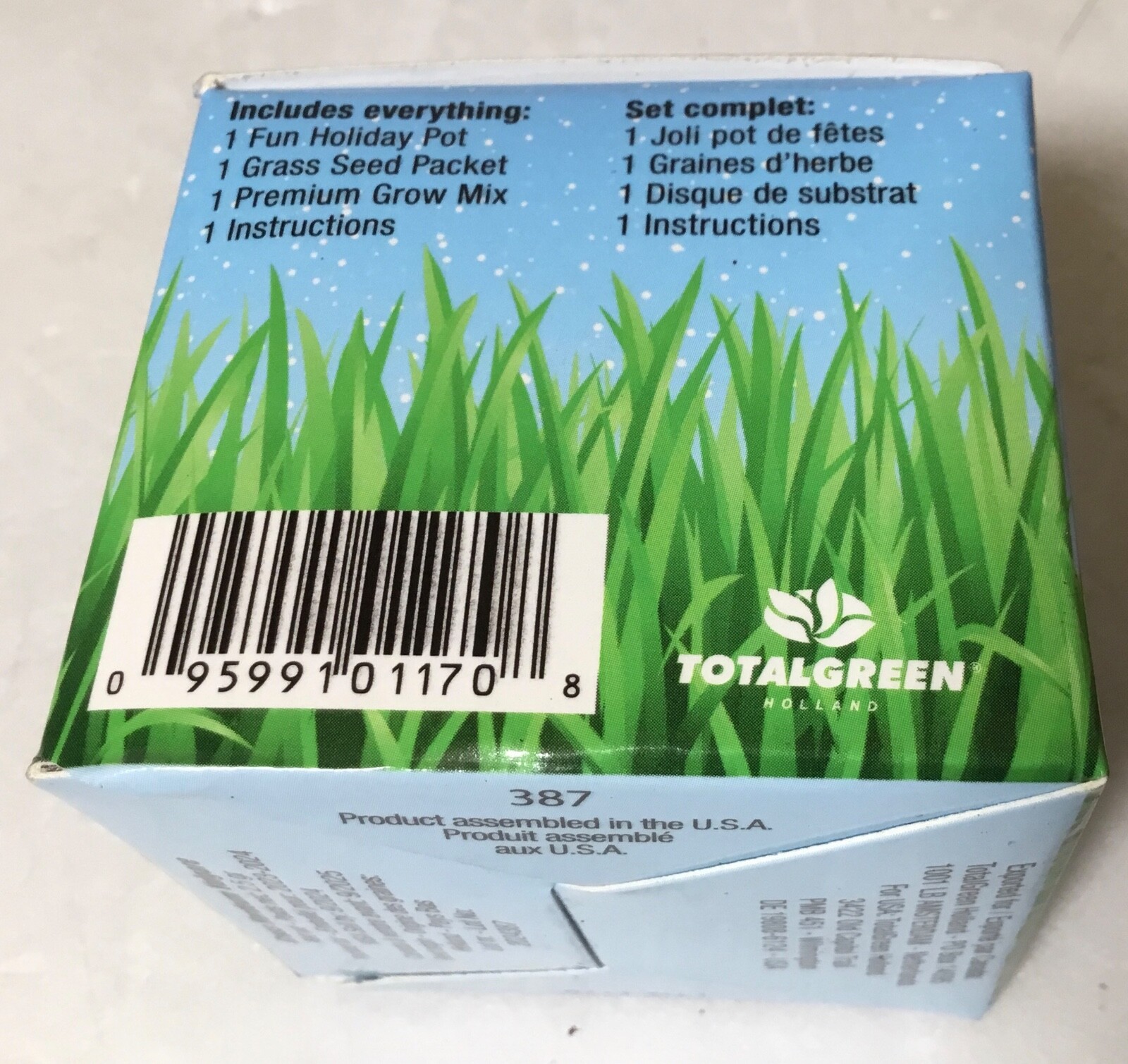 TOTALGREEN 2″ CHILD GRASS GROW KIT CHOOSE: SANTA, REINDEER, SNOWMAN, PENGUIN