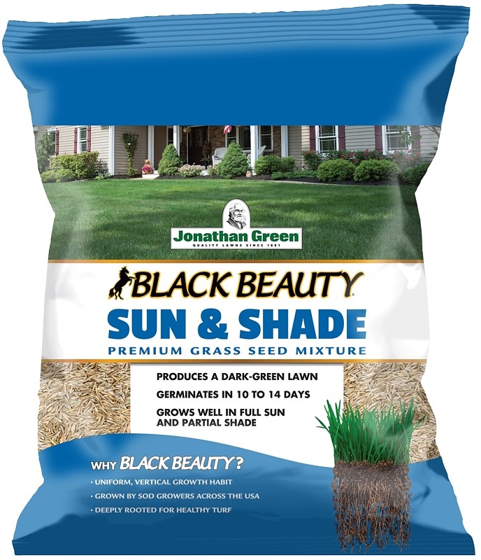 Jonathan Green 12005 Black Beauty Sun and Shade Grass Seed Mixture 7 lbs.