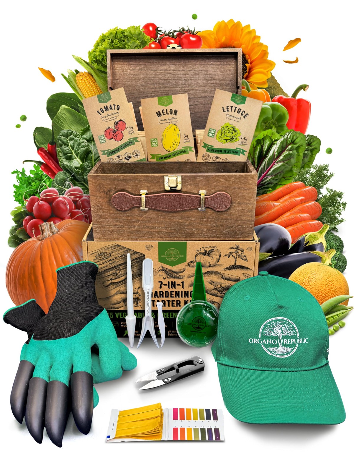 75 Vegetable & Greens Seeds Variety Pack, Garden Seed Starter Kit – Over 44,7…