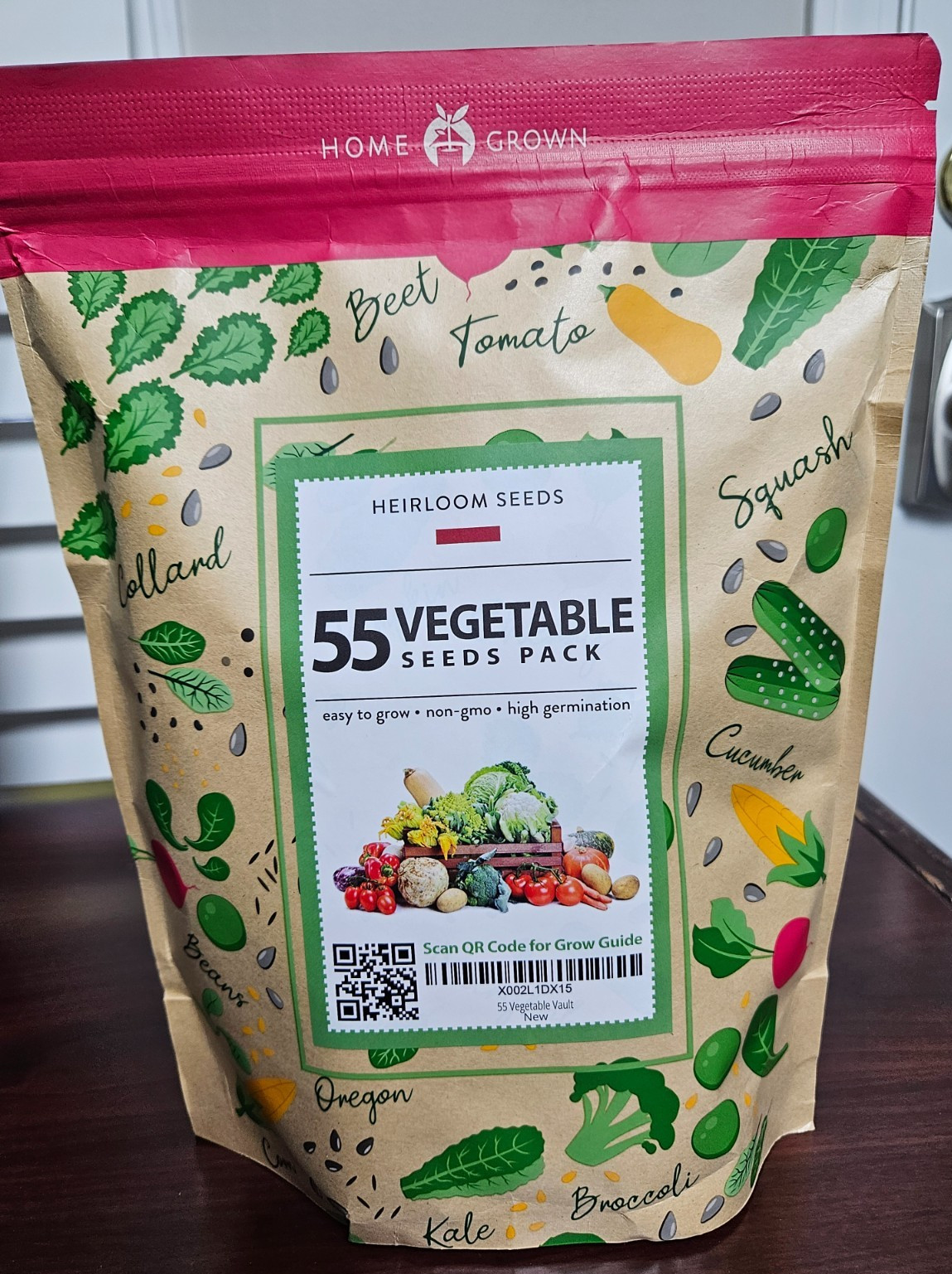 Vegetable Seeds Heirloom Non-GMO Garden Pack 16,000+ for Home Survival