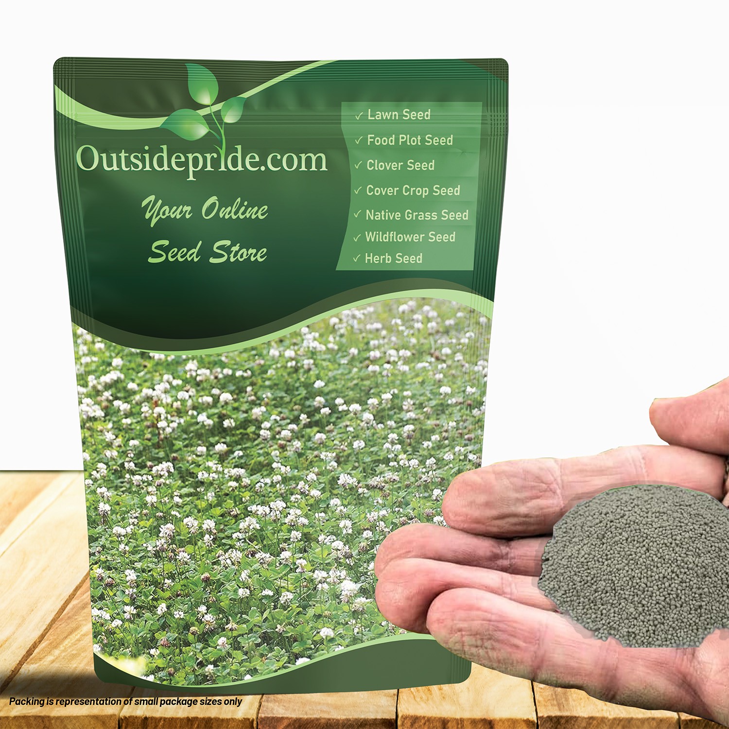 5 LBS – Inoculated White Dutch Clover Seeds For Planting, Lawns,