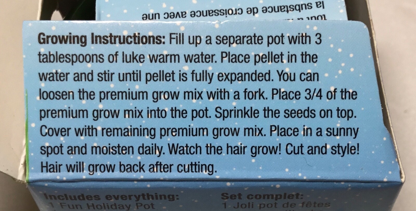 TOTALGREEN 2″ CHILD GRASS GROW KIT CHOOSE: SANTA, REINDEER, SNOWMAN, PENGUIN