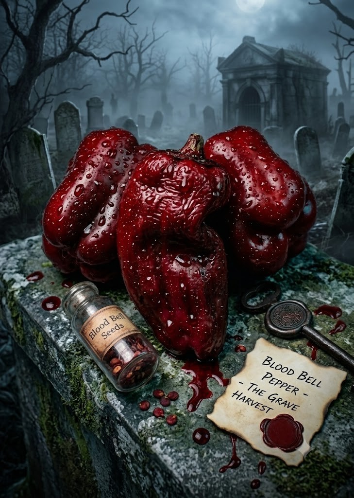 Blood Ghost Pepper Seeds 10+ FREE SHIPPING!