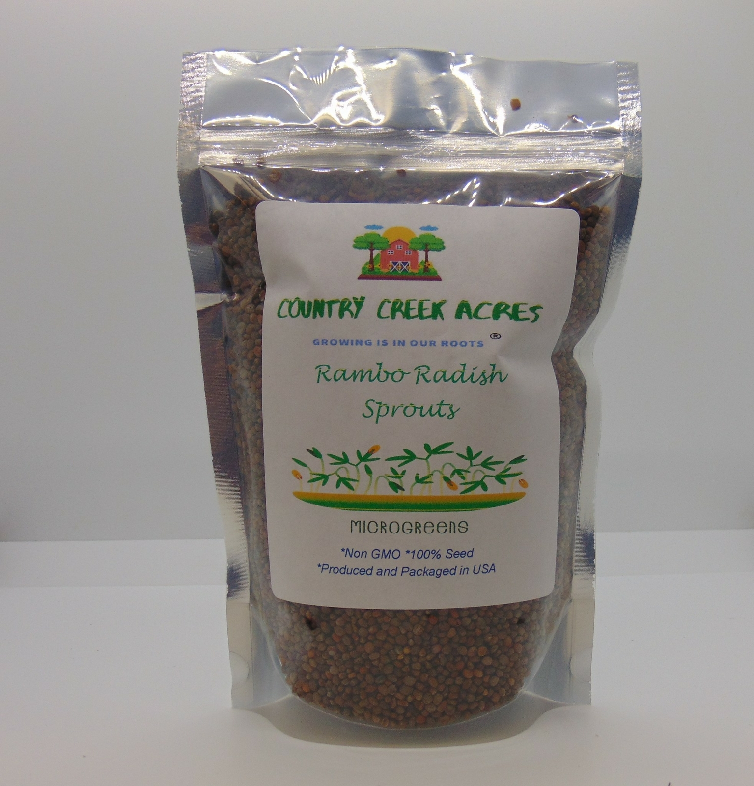 Rambo Radish 16 Ounce Microgreen Sprouting Seeds