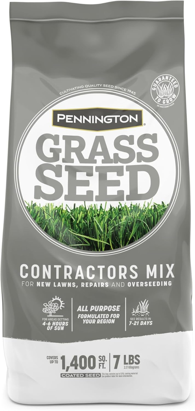 Contractors Grass Seed Mix Central 7 lb