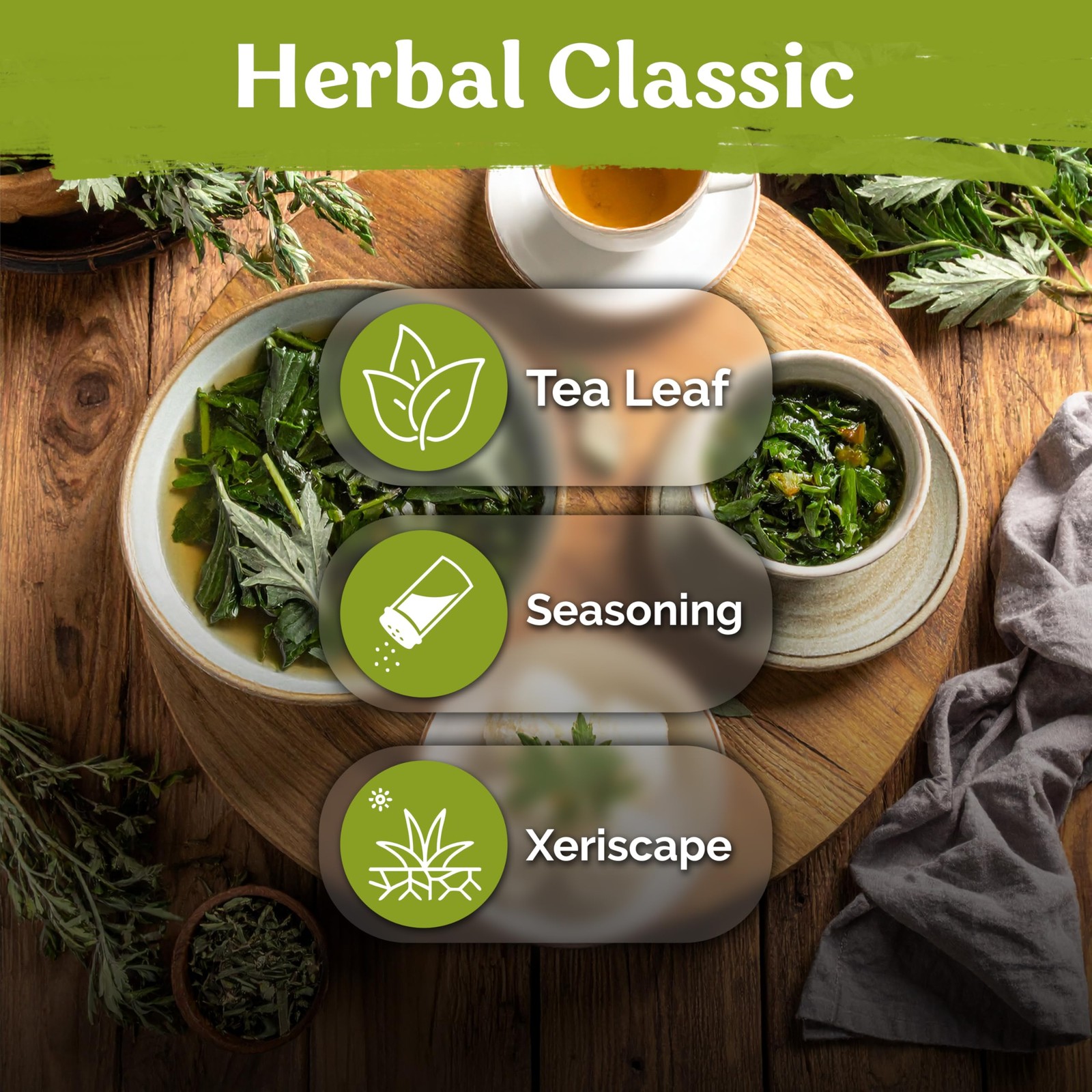 KVITER 4500 Mugwort Seeds (Artemisia Vulgaris)