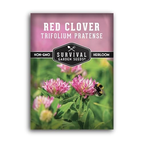 Red Clover Seeds for Planting – Nitrogen-Fixing Cover Crop & Ground Cover for 1