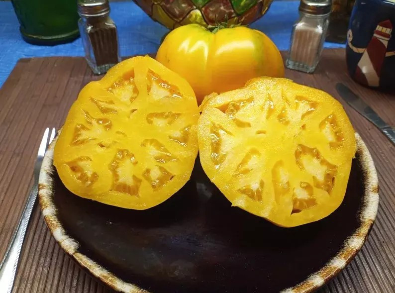120+ Golden Jubilee Tomato Seeds – HEIRLOOM – ORGANIC – NON GMO ———- FRESH