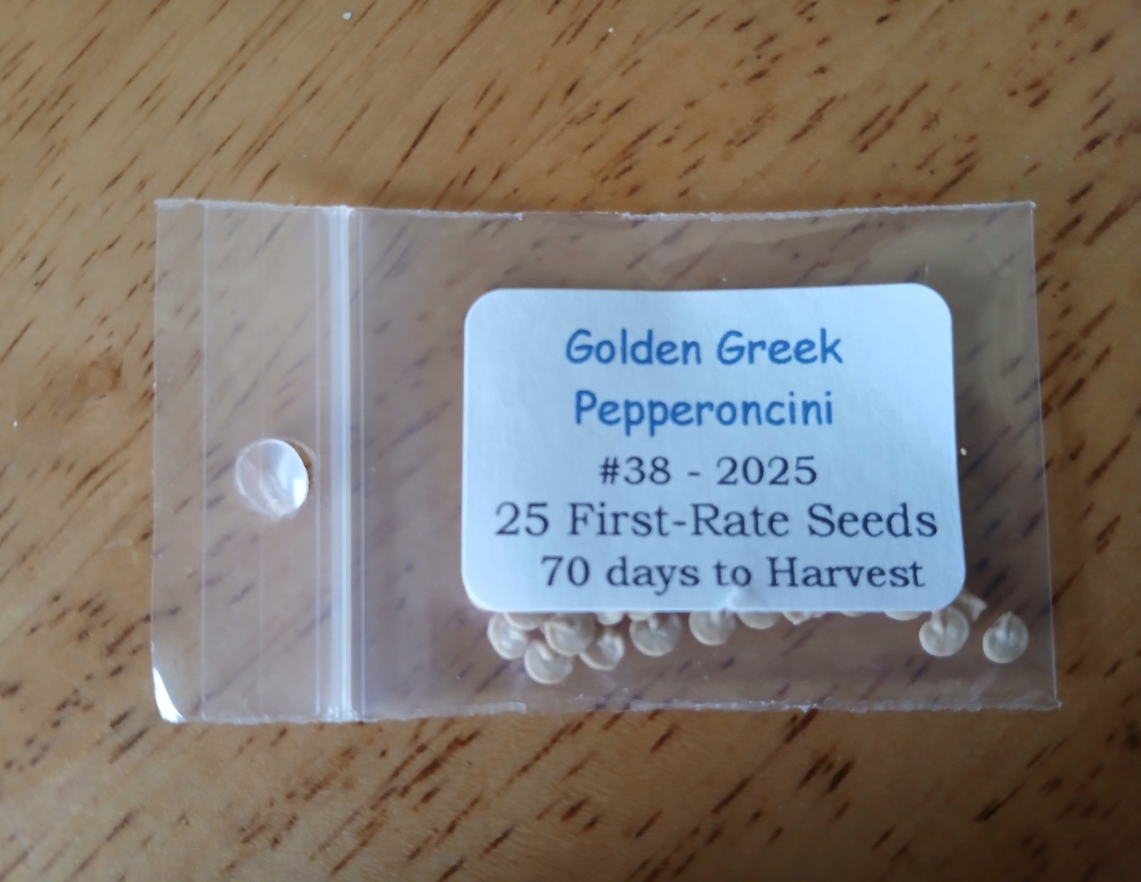 25 Fresh Heirloom Golden Greek Pepperoncini Premium Pepper Seeds-A 29
