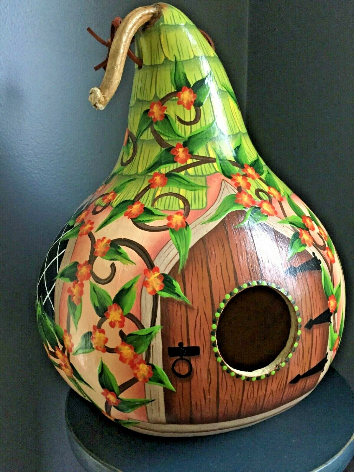 20+BIRDHOUSE BOTTLE GOURD Seeds Native Heirloom Vine Crafts Birds Hobby Garden