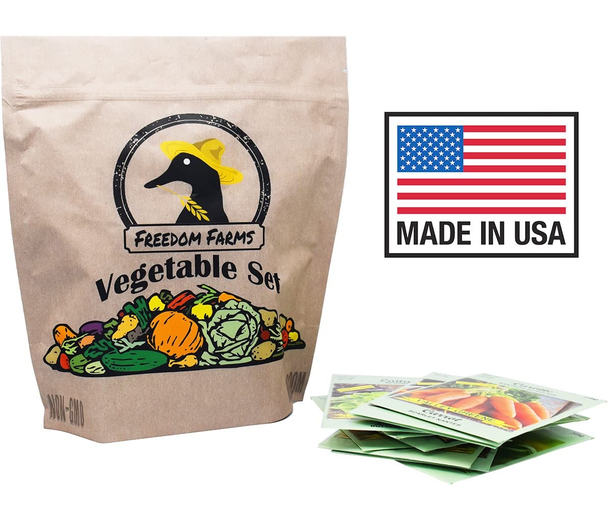 Set of 43 Assorted Vegetable & Herb Seed Packets – Over 10,000 Seeds! – Inclu…