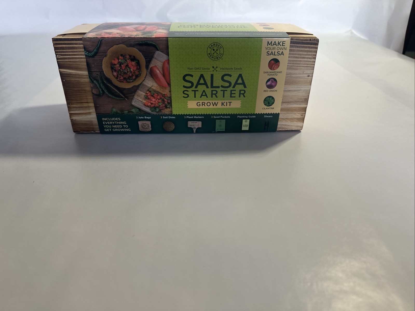 🌱 Garden Republic Salsa Starter Grow Kit Heirloom Seeds Indoor Herb Garden
