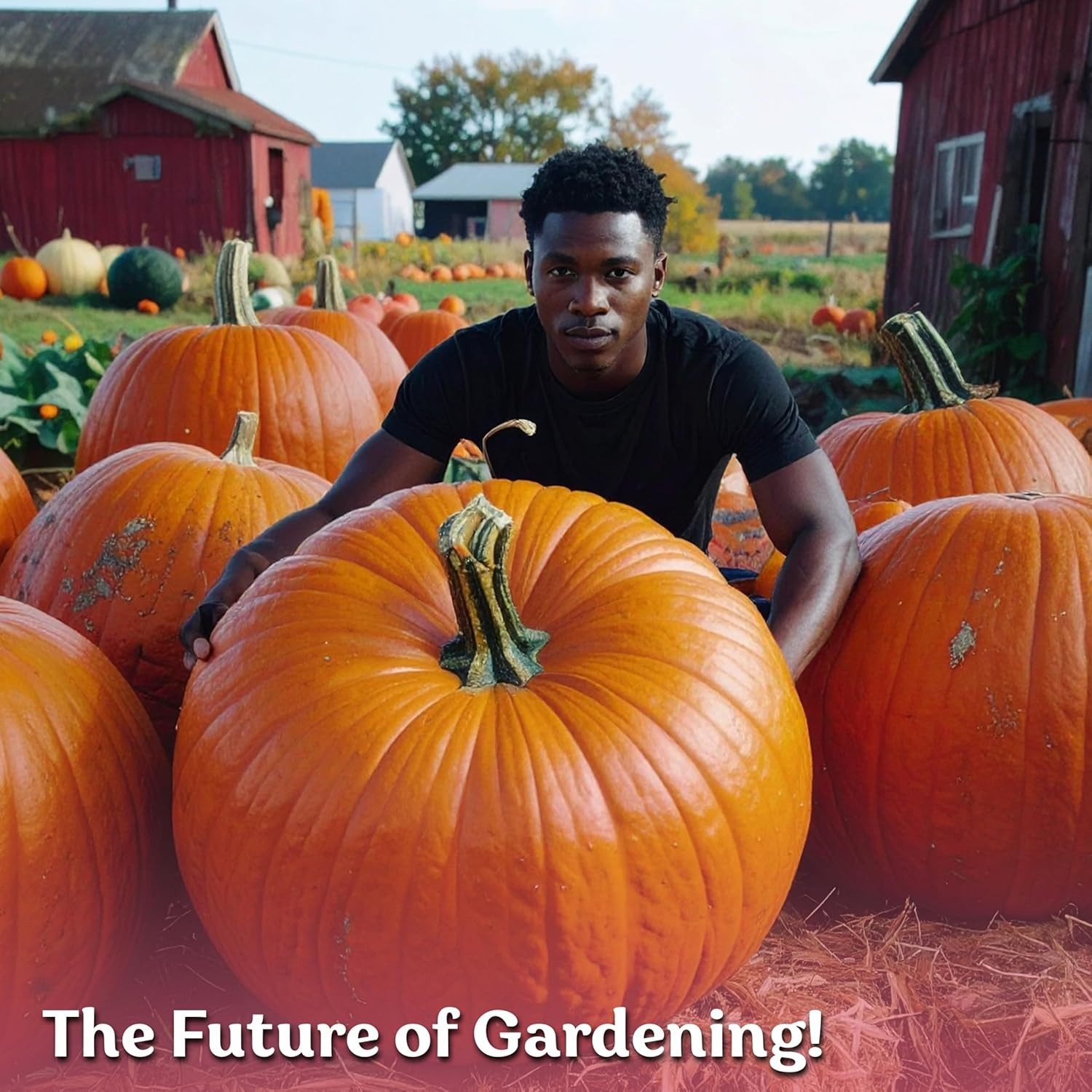 Grow 100 lbs with 25 Big Max Pumpkin Seeds – High Yield & Disease Resistant!