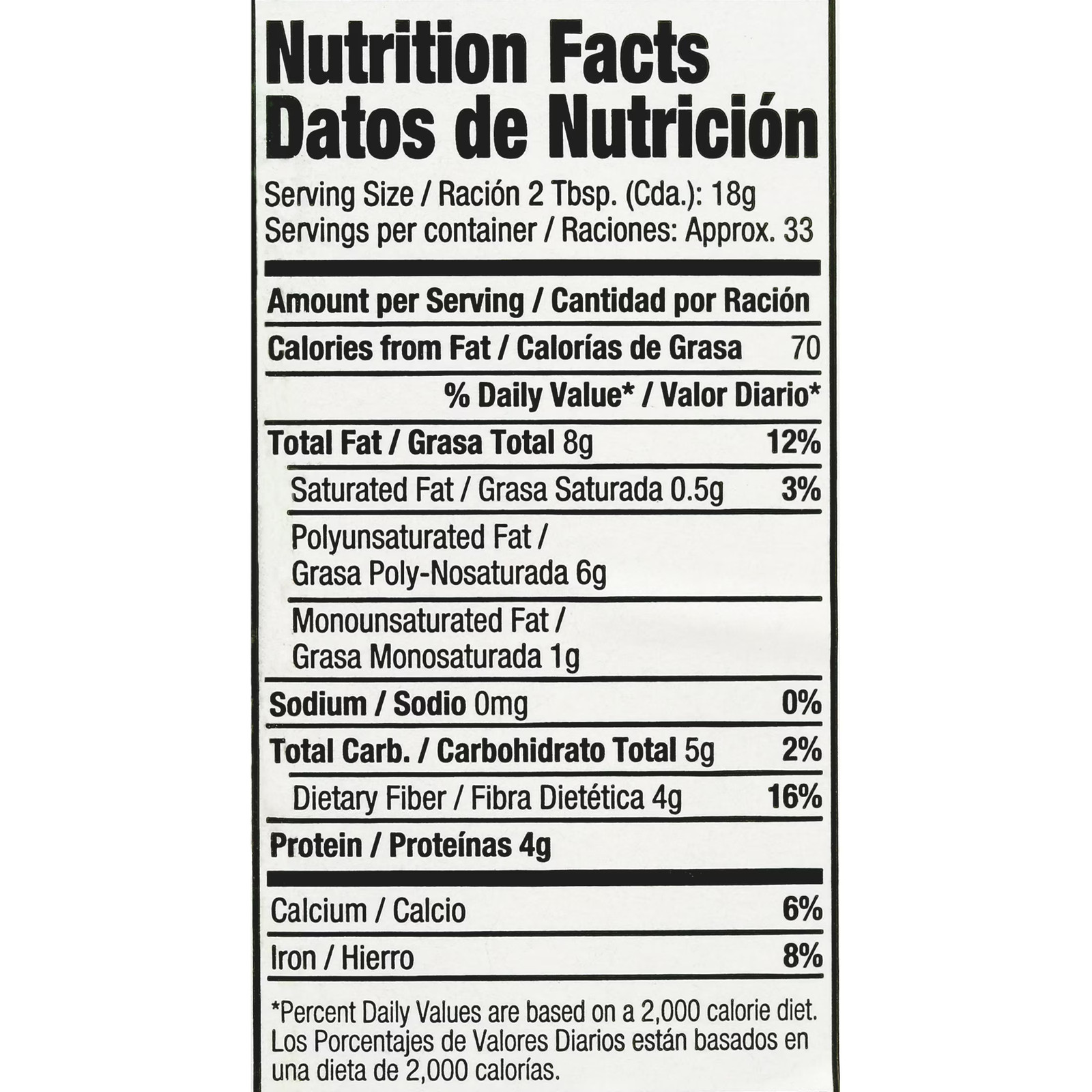 Flax Chia Hemp Seed Blend Nutrition Mix