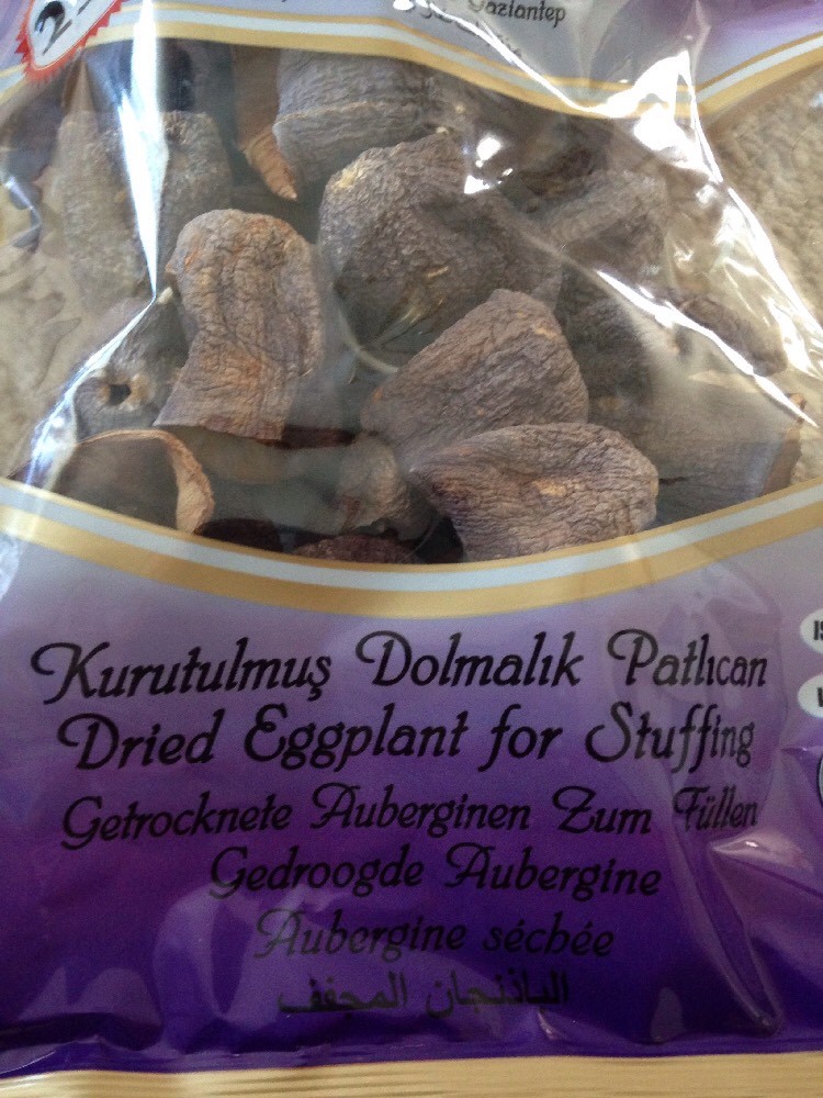 Oncu Dried Eggplant For Stuffing Turkish Kuru Dolmalık Patlıcan 25 Pcs