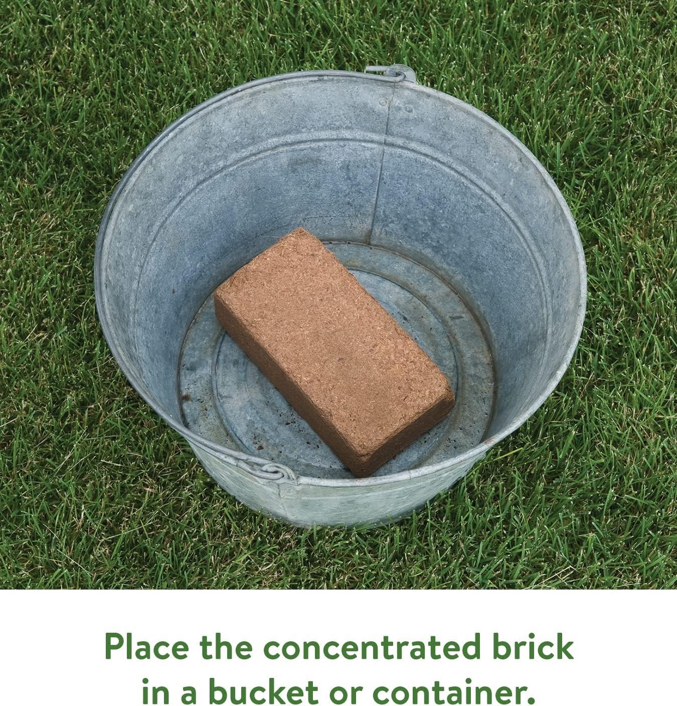 Organic Coconut Coir Seed Starting Mix – 16 Quart Expansion Brick