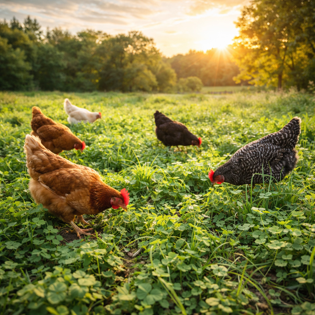 Chicken Forage Blend Seeds – Backyard Chicken Feed Mix, Poultry Forage Seed 1 oz