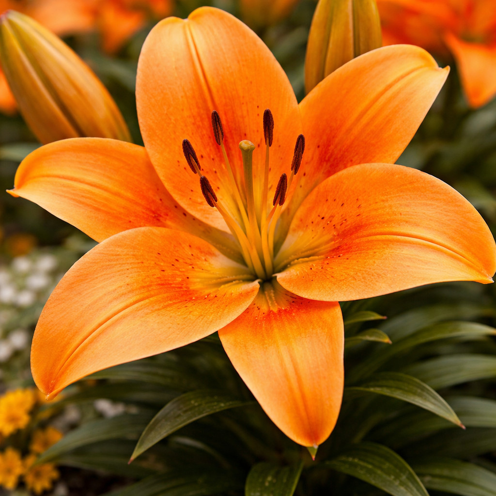 10 Surfside Orange Lily Bulbs for Planting – Bright Orange Asiatic