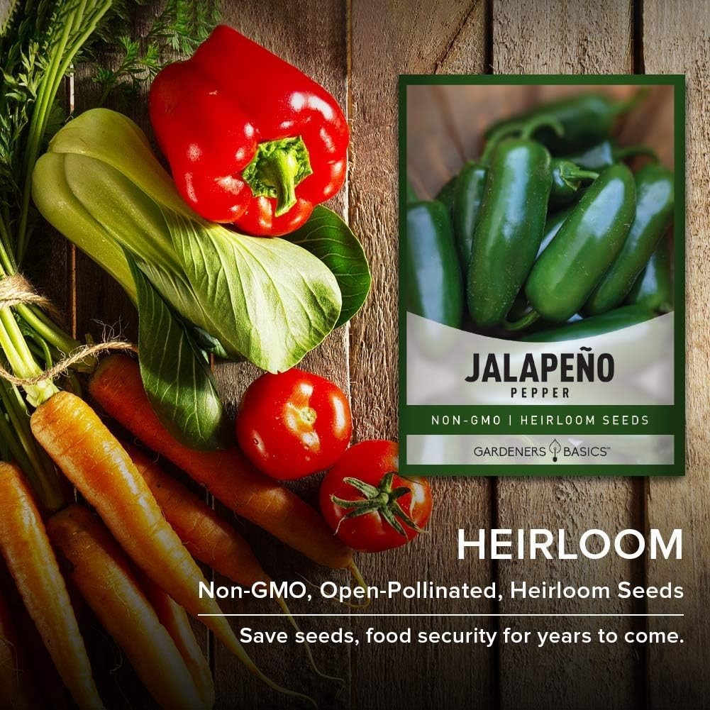 Easy to Grow Heirloom Jalapeno Seeds – Perfect for Salsa & Cooking Enthusiasts
