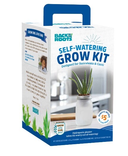 Back to the Roots Self-Watering Grow Kit, Hydroponic Planter