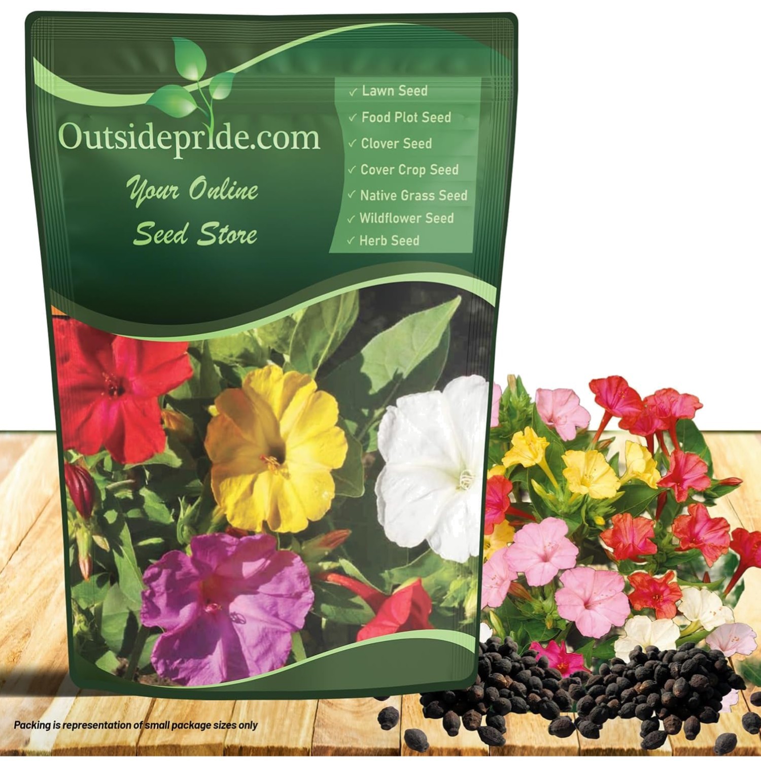 Mixed Four O’clock Flower Seeds – 1/4 lb Perennial Deer-Proof Blooms