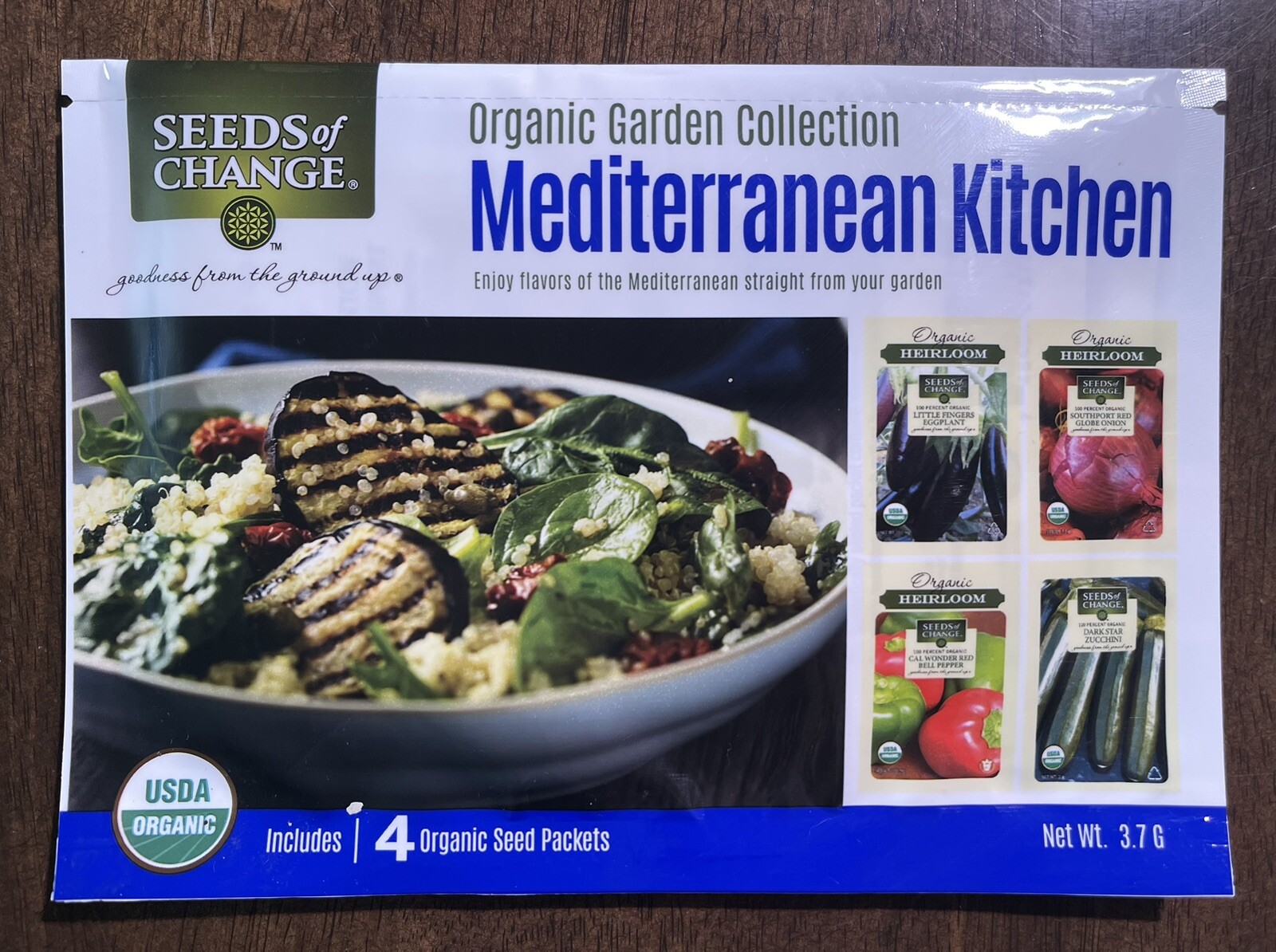 SEEDS OF CHANGE Organic Garden Collection Mediterranean Tomato Culinary Asian 16