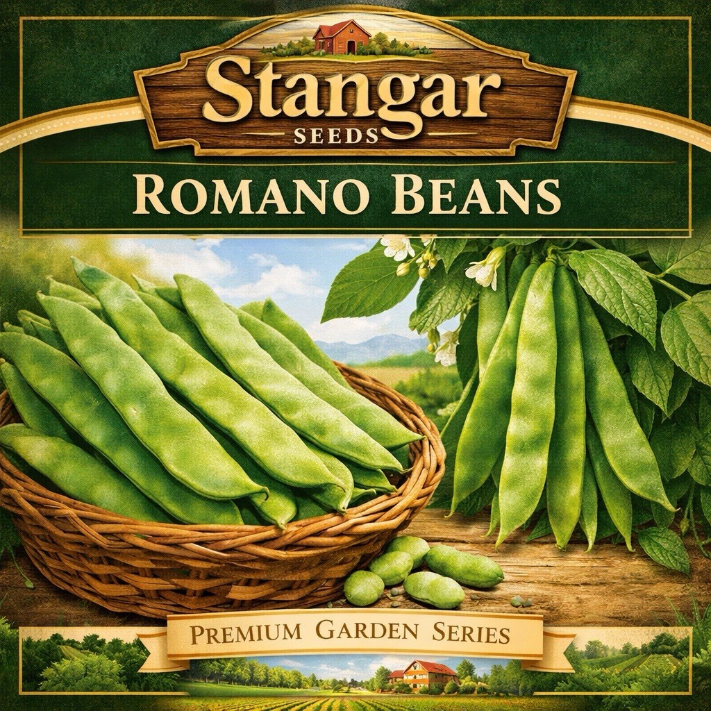 Stangar Roman Beans Seeds