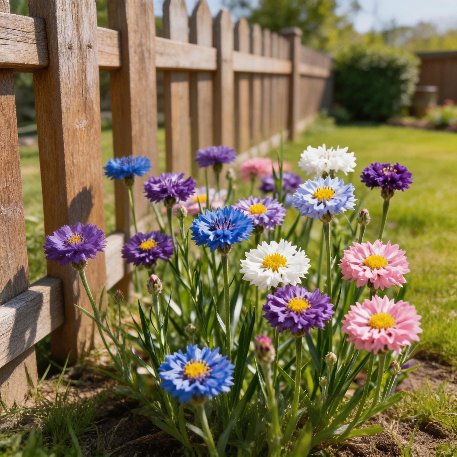 23 Pcs Cornflower Seeds | Home Garden Outdoor Flower Plant Seeds
