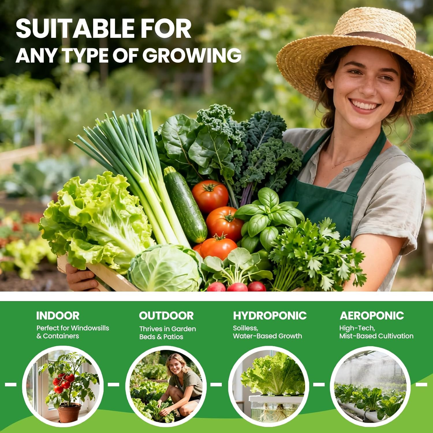 30 Heirloom Seeds Variety Pack – 18500+ Seeds for Planting Vegetables, Home Gard