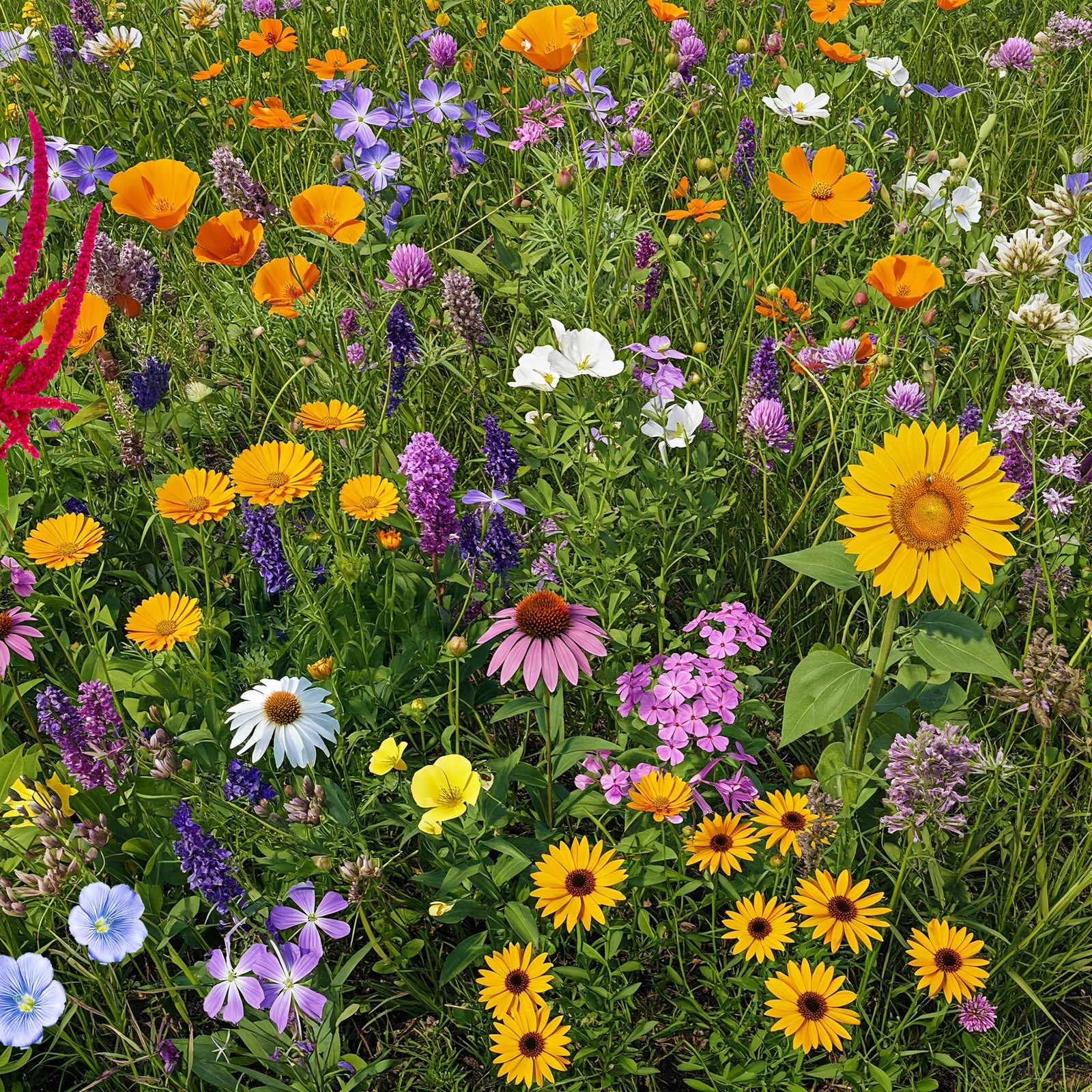 Wildflower Seed Mix NonGMO, PollinatorFriendly Garden Seeds 1 lb
