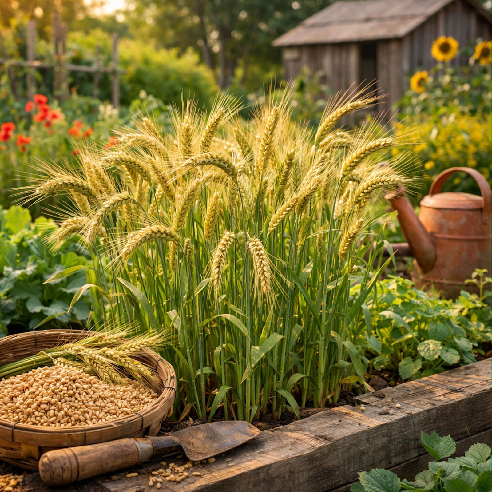 50 Historical Emmer Farro Wheat Seeds! Heirloom