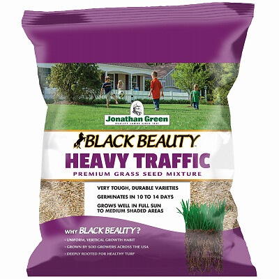 Jonathan Green 10970 Black Beauty Heavy Traffic Grass Seed Mixture, 3 Lbs. –