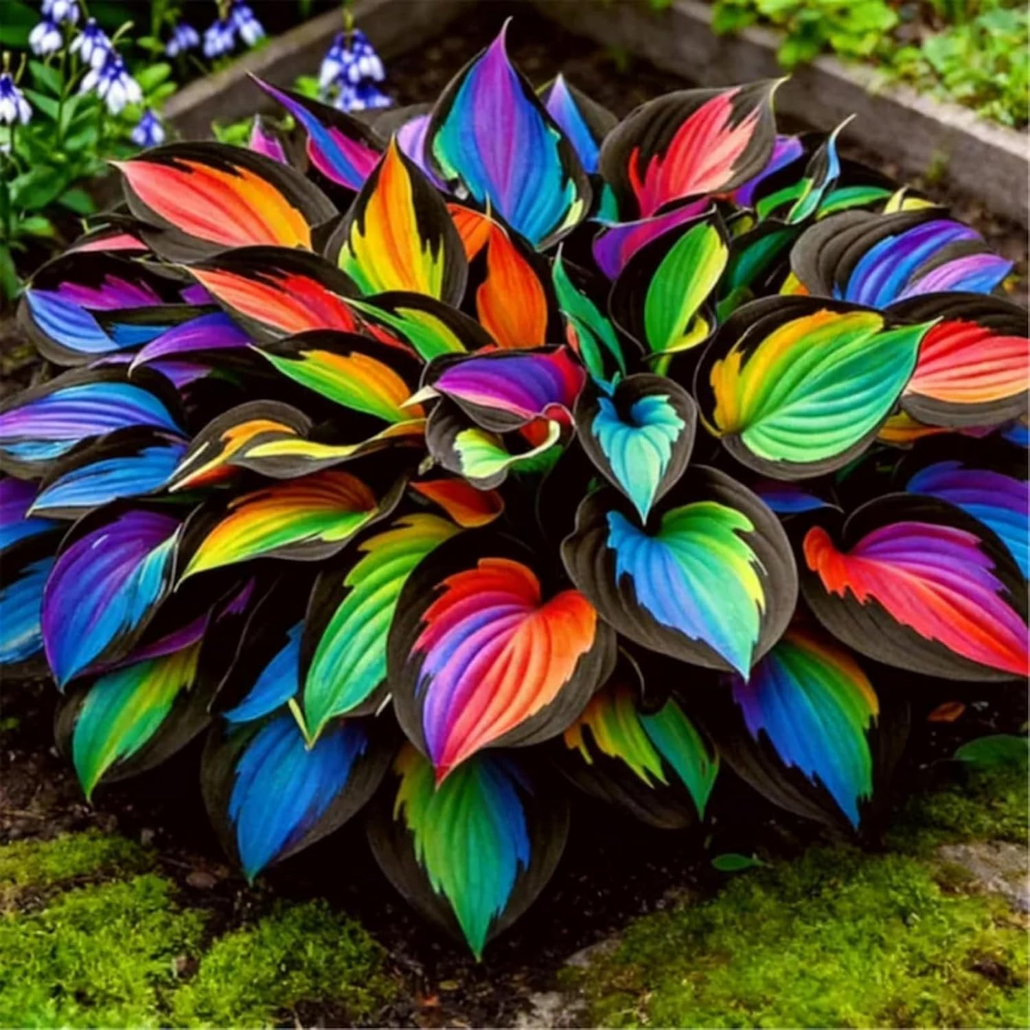 375+ Rainbow Hosta Seeds Heart Shaped Leaves, Hostas Seed for Planting Drough…