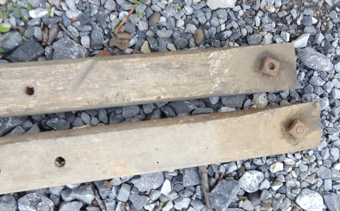 Vintage Antique Wooden Hand Cultivator Handles Shafts Arms Farm Garden Outdoors