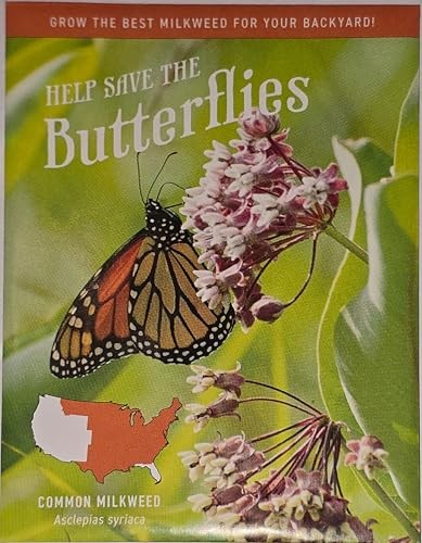 Bentley Seed Co. Common Milkweed Seeds, Asclepias Syriaca, 150mg, Butterflies